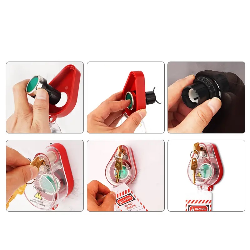 Блокиратор пусковой кнопки со встроенным замком DPJ1 Блокиратор пусковой кнопки со встроенным замком DPJ1